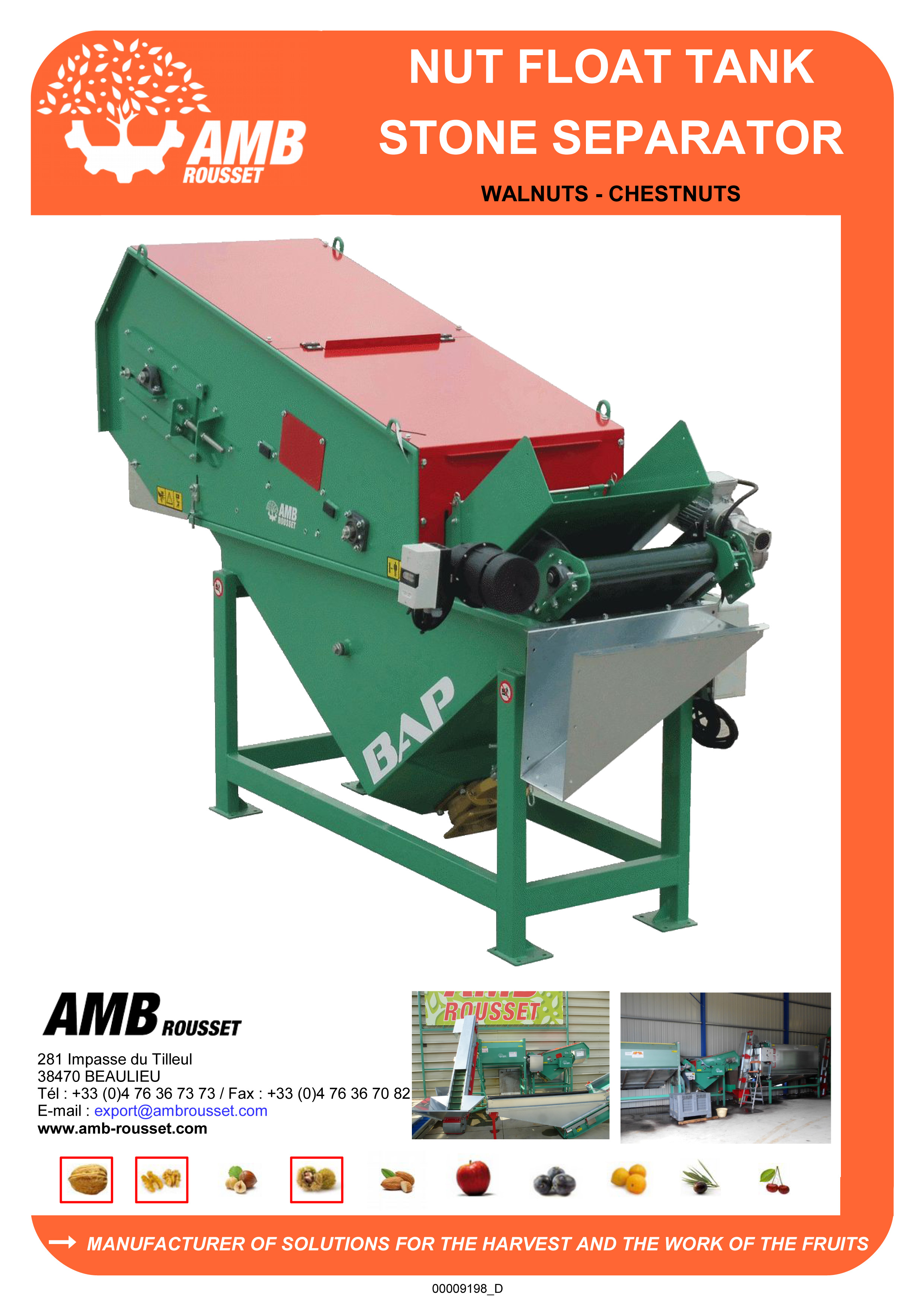 STONE SEPARATOR AMB ROUSSET BAP - Fialhostore