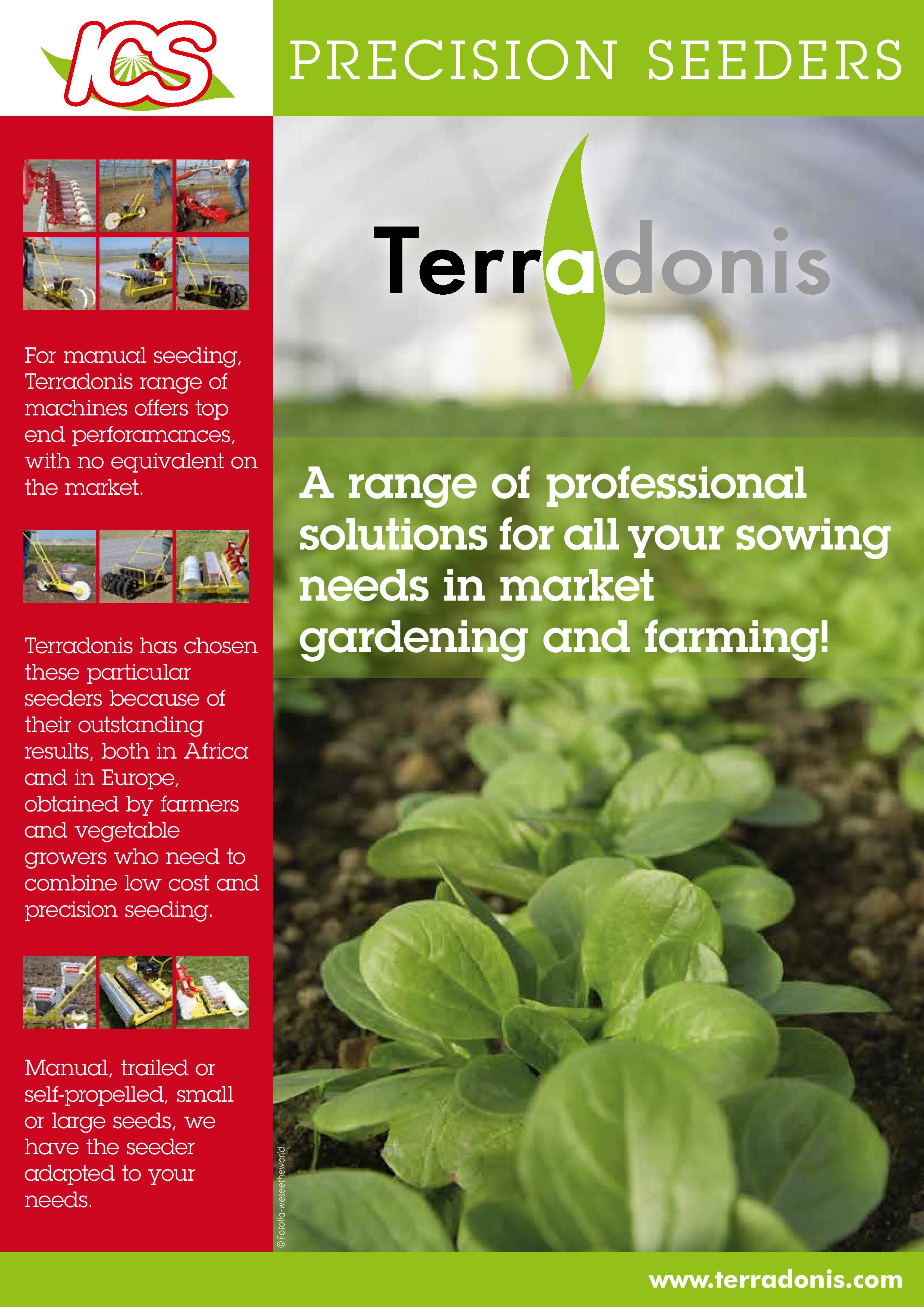 SEMEADOR SEMENTES PEQUENAS TERRADONIS JTS - Fialhostore