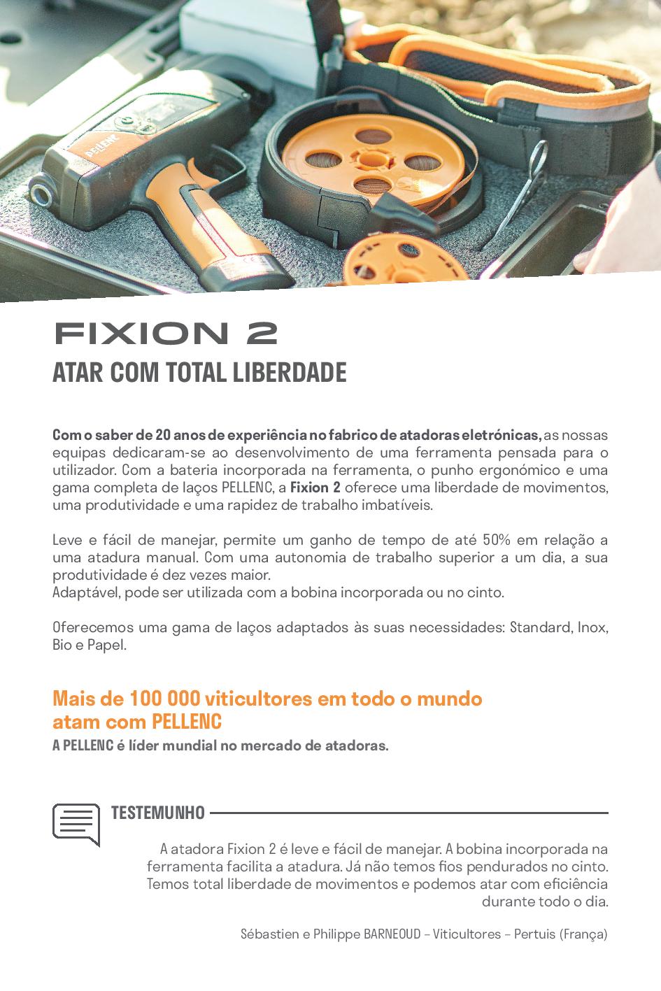 ✓Atadora Pellenc Fixion2 PRECIO MAS BAJO 699+IVA OFICIAL PELLENC